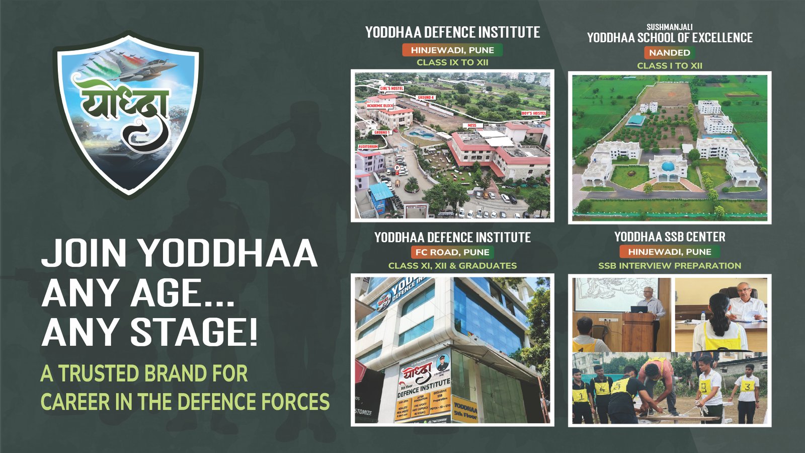 Yoddhaa campuses